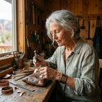 Elsie's Anvil Copper Bracelet