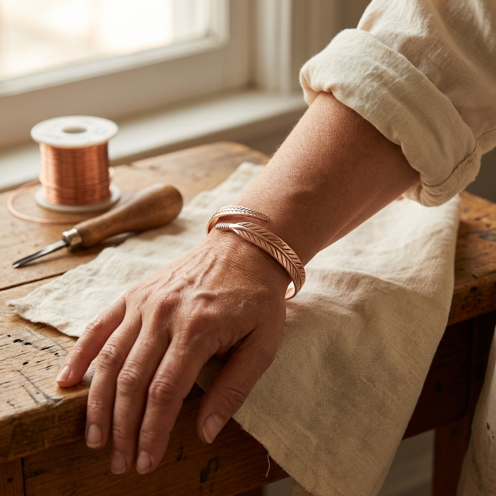 Elsie's Root Copper Bracelet