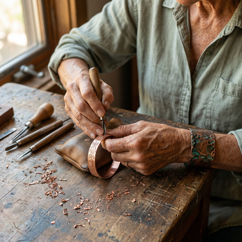 Elsie's Bloom Copper Bracelet