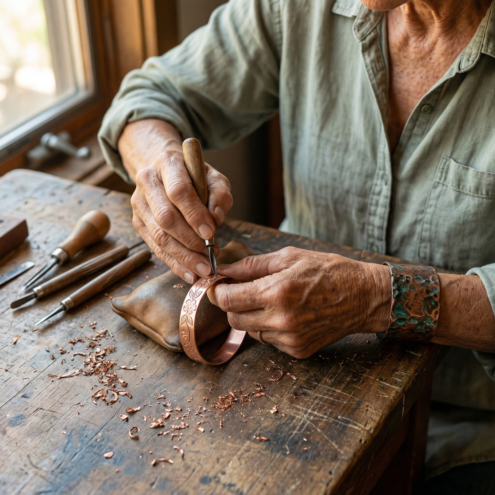 Elsie's Bloom Copper Bracelet