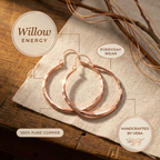 Elsie's Willow Copper Earrings