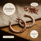 Elsie's Ember Copper Earrings