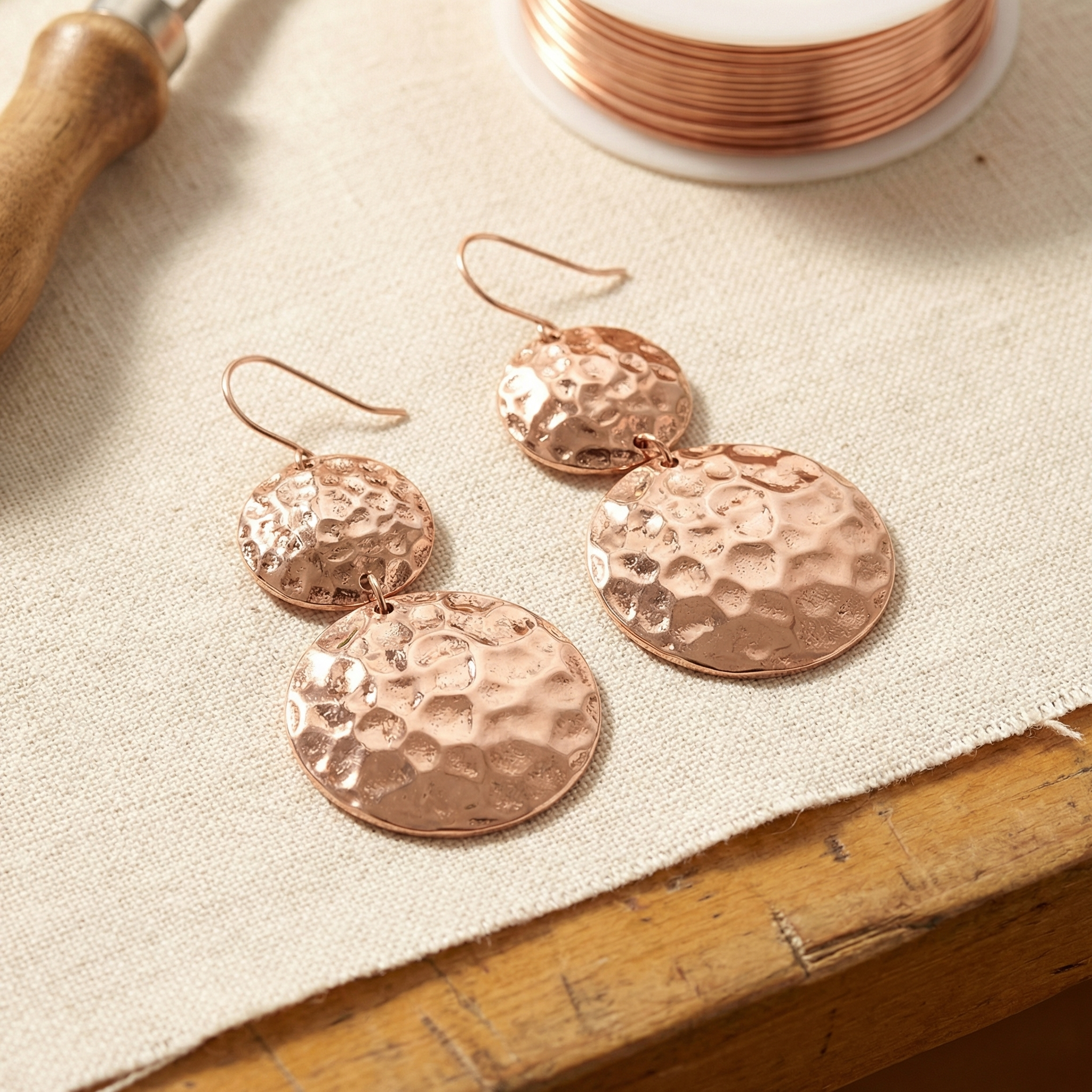 Elsie's Solstice Copper Earrings