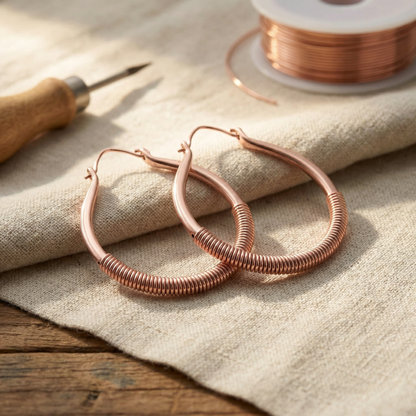 Elsie's Creek Copper Earrings