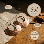 Elsie's Sol Copper Earrings