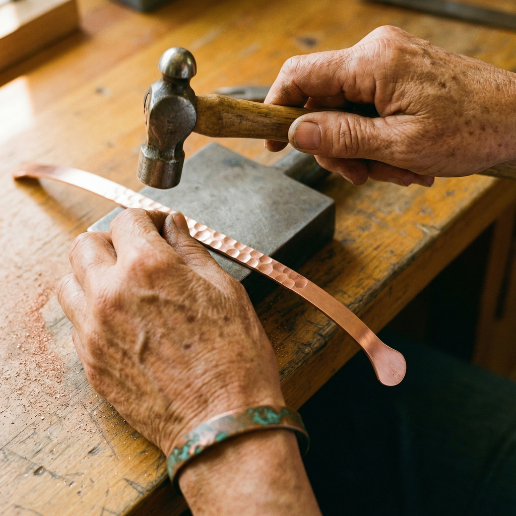 Elsie's Lodestone Copper Bracelet