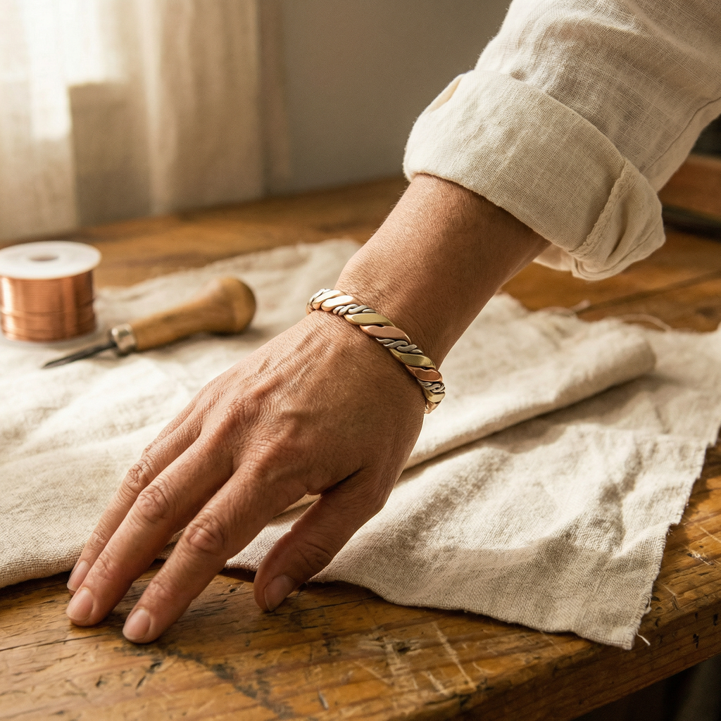 Elsie's Stone Copper Bracelet