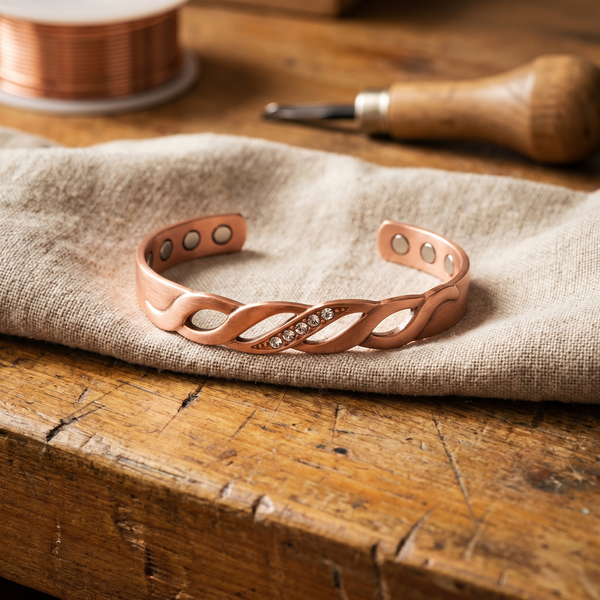 Elsie's Seam Copper Bracelet