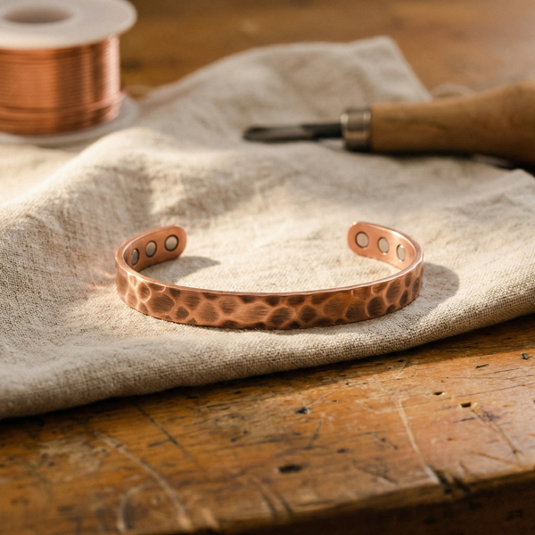 Elsie's Furrow Copper Bracelet