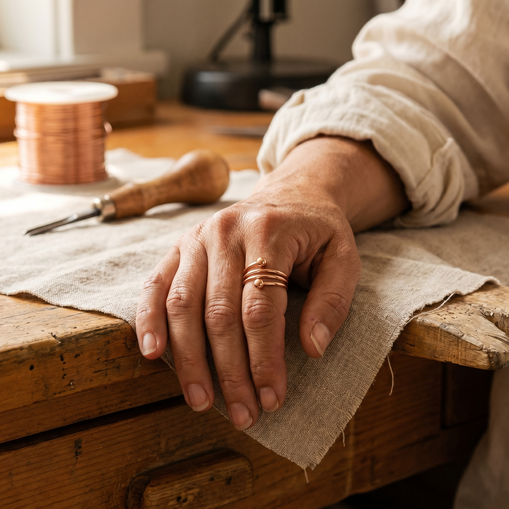 Elsie's Silt Copper Ring