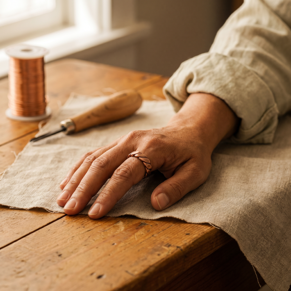 Elsie's Knap Copper Ring