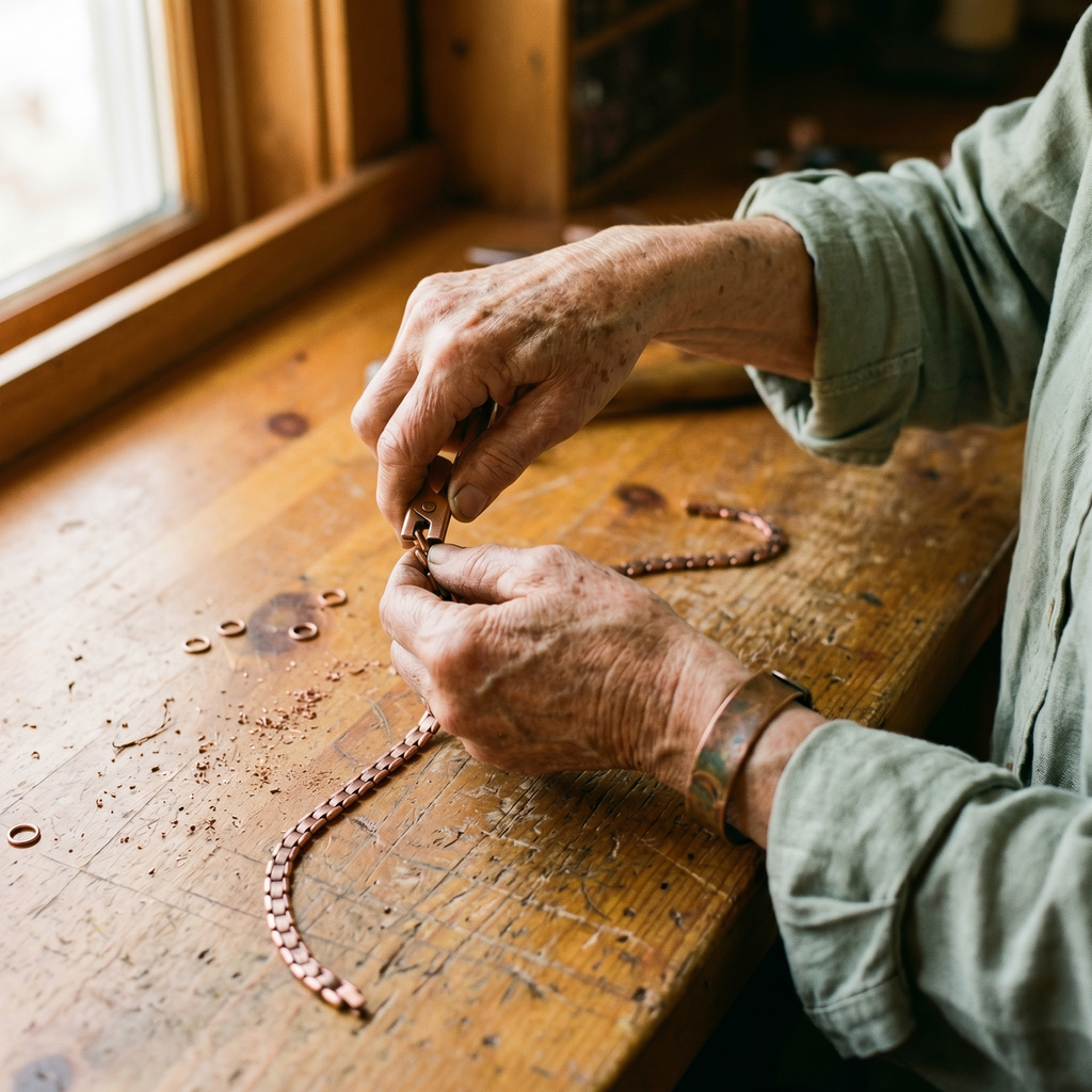 Elsie's Haze Copper Necklace