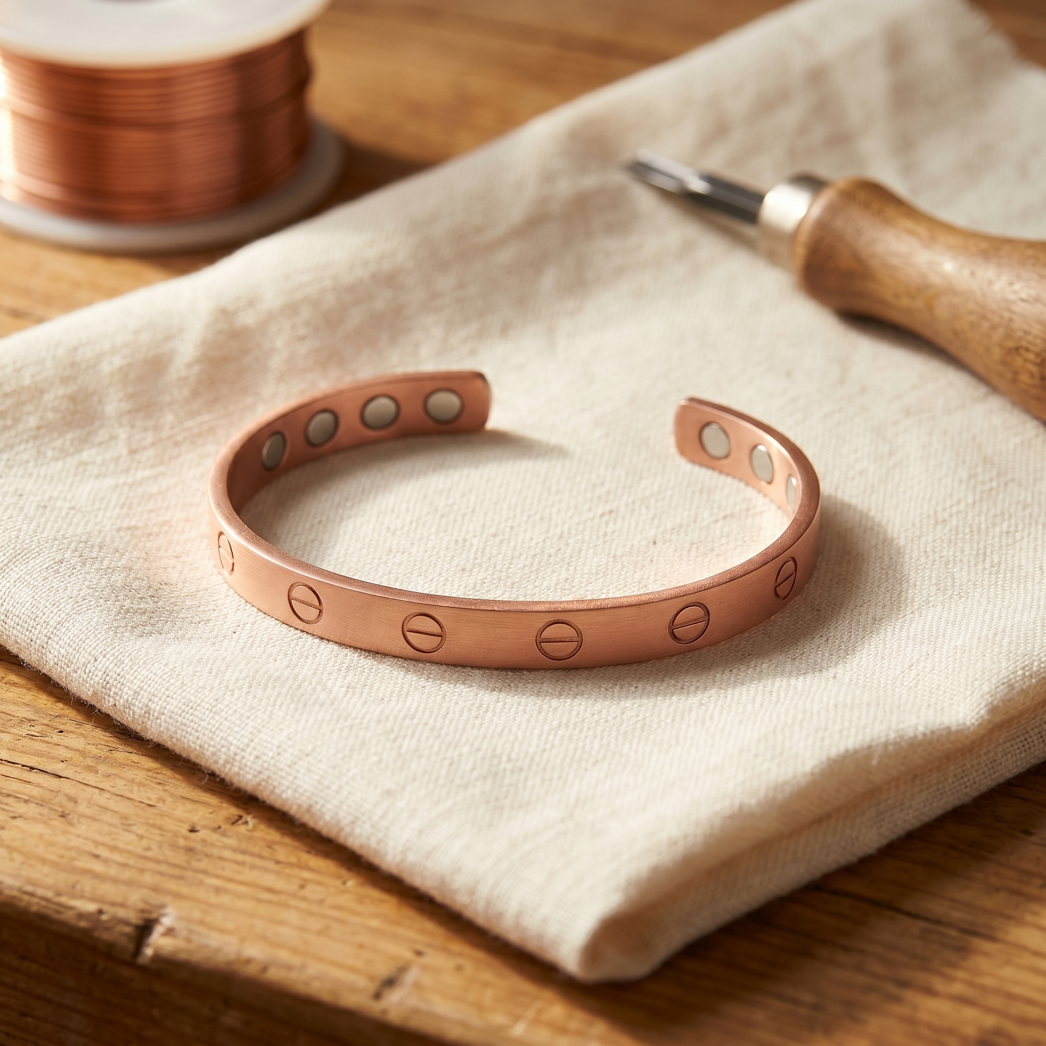 Elsie's Bolt Copper Bracelet