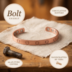 Elsie's Bolt Copper Bracelet