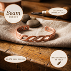 Elsie's Seam Copper Bracelet