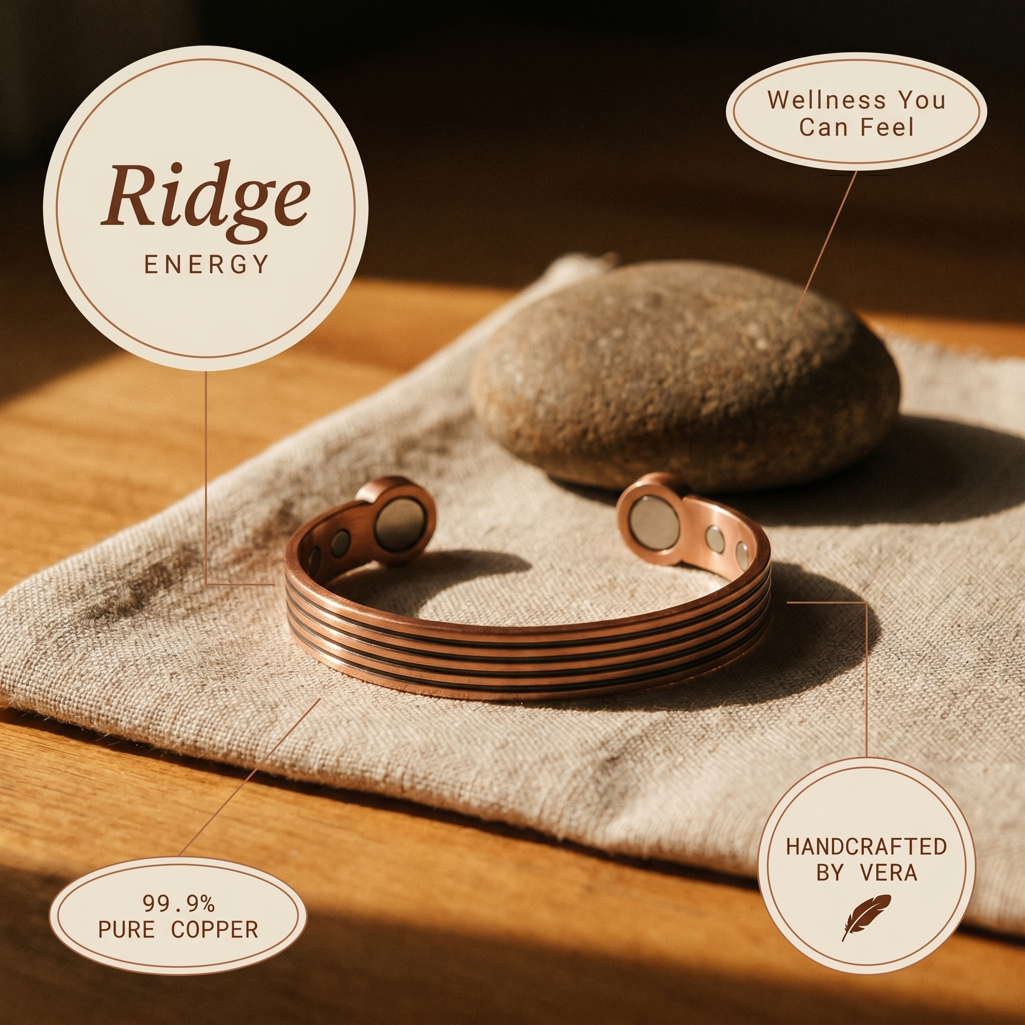 Elsie's Ridge Copper Bracelet