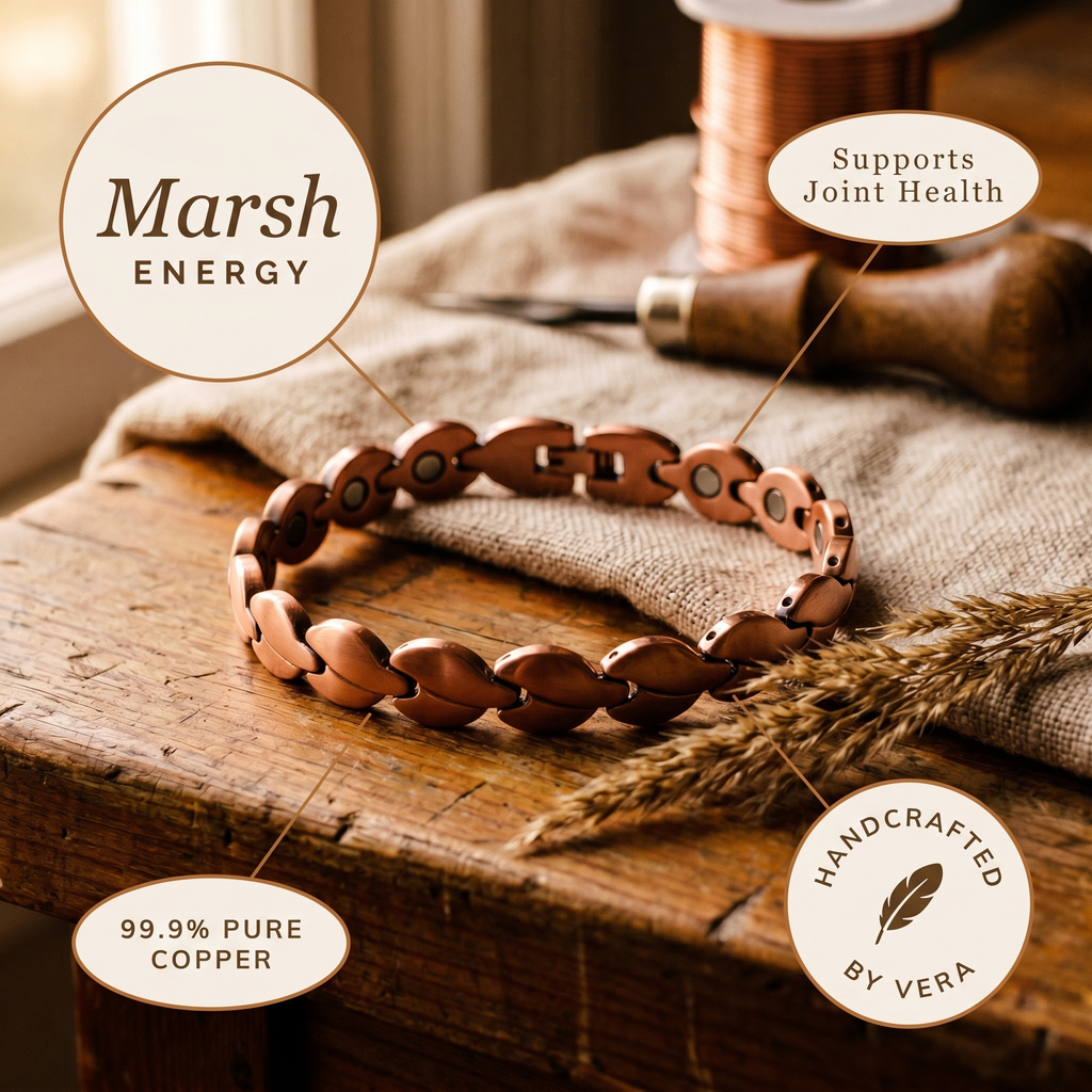 Elsie's Marsh Copper Anklet