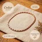 Elsie's Cedar Copper Necklace
