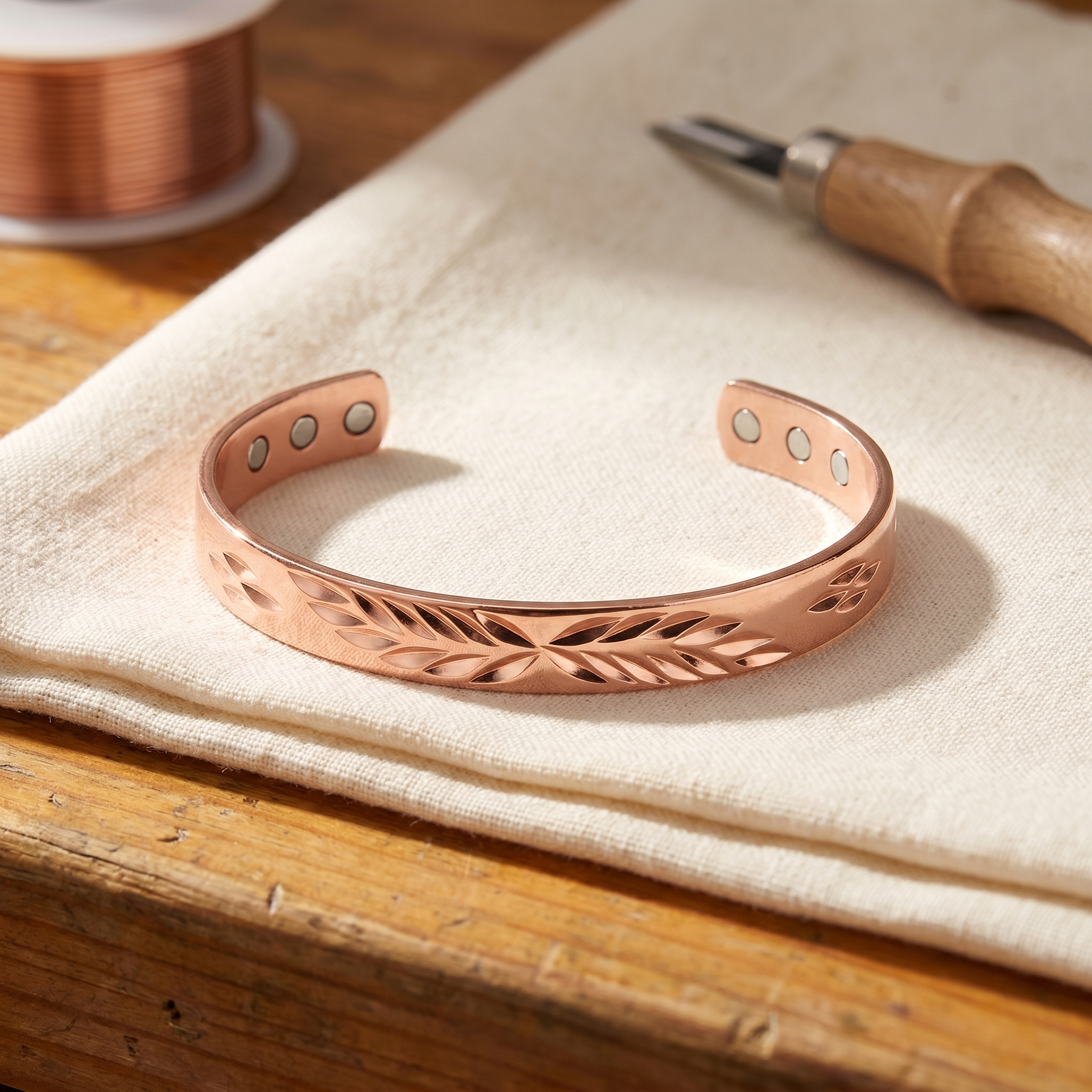 Elsie's Lunar Copper Bracelet