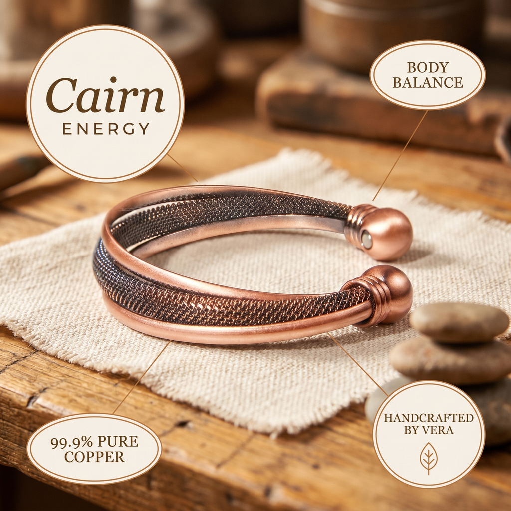 Elsie's Cairn Copper Bracelet