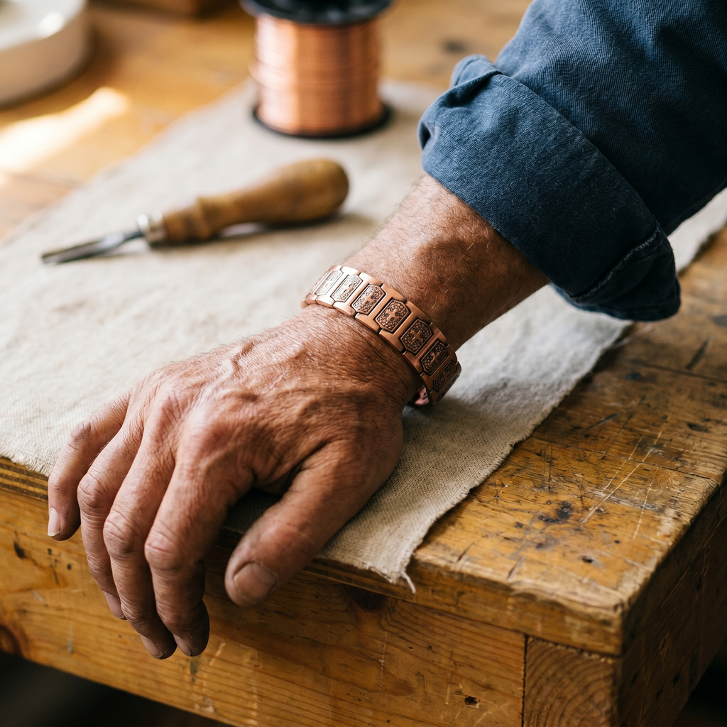 Elsie's Gale Men's Copper Bracelet