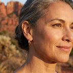 Elsie's Wren Copper Hoop Earrings