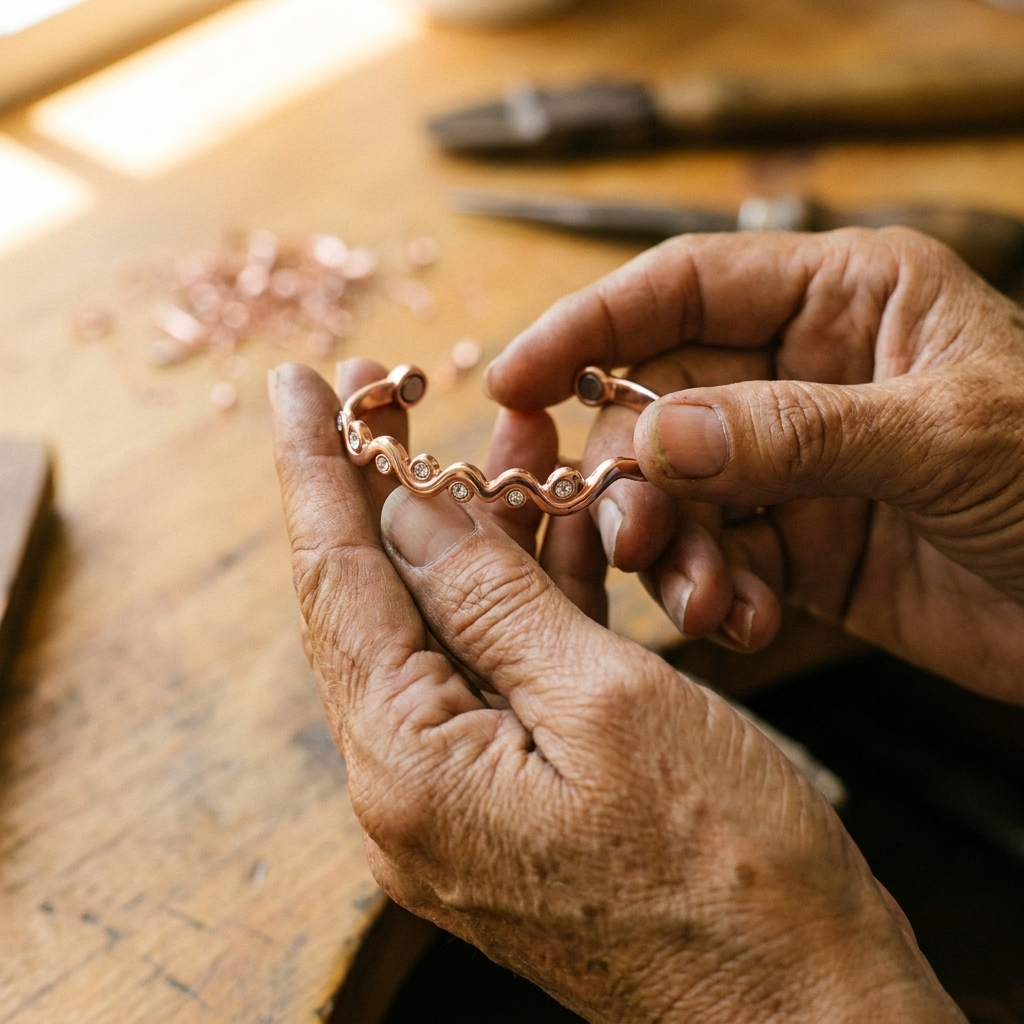 Elsie's Lark Copper Bracelet