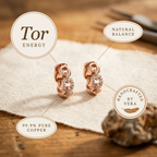 Elsie's Tor Copper Earrings