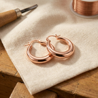Elsie's Marl Copper Earrings